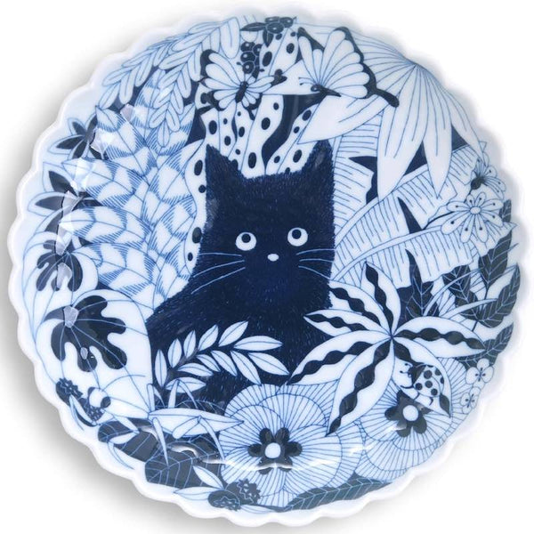 Aruhino Plate Animal Kingdom Hasami Ware (16 x 2.5cm) Made in Japan