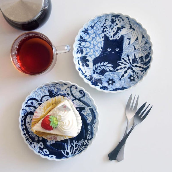 Aruhino Plate Animal Kingdom Hasami Ware (16 x 2.5cm) Made in Japan