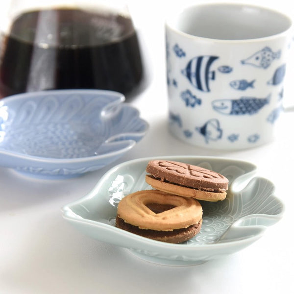 Butterflyfish Small Plate Hasami Ware Made in Japan