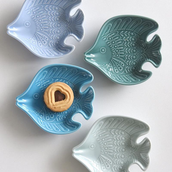 Butterflyfish Small Plate Hasami Ware Made in Japan