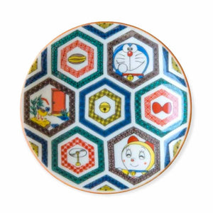 Doraemon Small Plate Set of 5 Plates Kutani Ware (12.0 x 2.0cm) Made in Japan