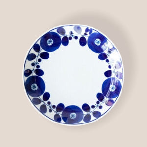 Flower Plate (Small) Bloom ‘Wreath’ Hakusan Ware (16.5cm)