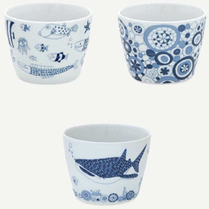 Soba Cup Fish Decor ‘Cocomarine’ Hasami Ware (200ml)