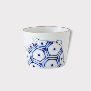 Soba Cup Turtle Kotohogi Hasami Ware ( 8.5 x 6.0cm)