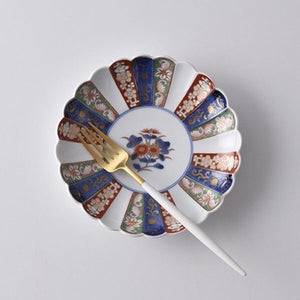 Flower Plate 16cm Rinkuro Hasami Ware (15.8 x 2.8cm)