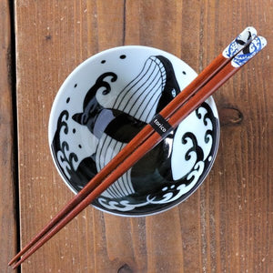 白波くじら クジラ 箸 お箸 若狭の箸 天然木 23cm おしゃれ 鯨