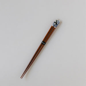 Mino Pottery Whale Chopsticks 9.05in (23cm) , Wood, Made in Japan