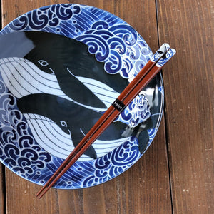 Mino Pottery Whale Chopsticks 9.05in (23cm) , Wood, Made in Japan