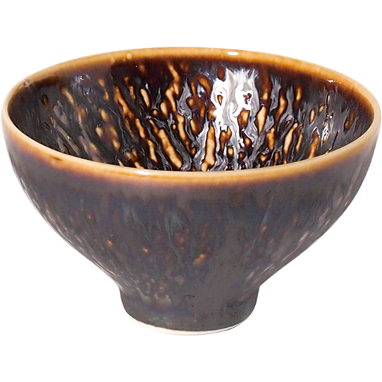 Mino Ware Zen Mini Cup for Aperitif, Sake - Brown