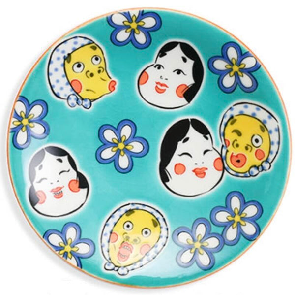Kutani Ware Lucky Motif Small Plate – Kissho Collection, 15 Designs, 4.7" Japanese Porcelain Plate, Made in Japan
