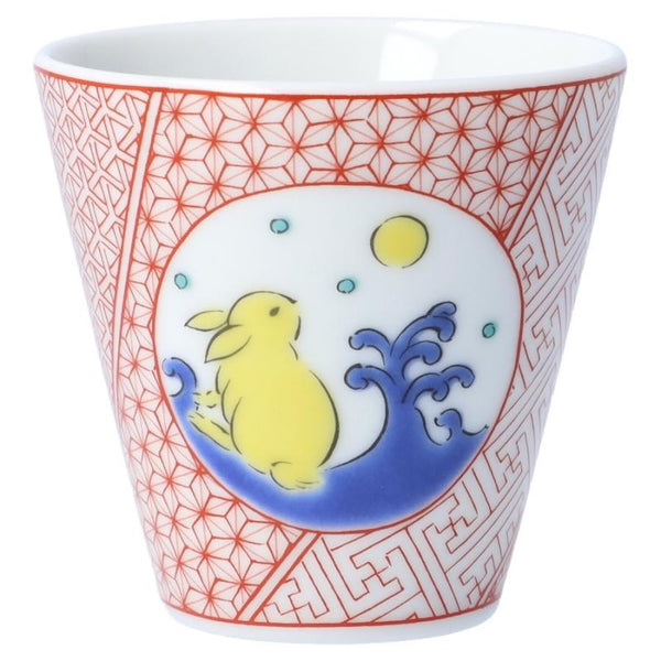 Kutani Ware Lucky Choko Sake Cup – Kissho Collection, 38 Designs Japanese Porcelain, Made in Japan