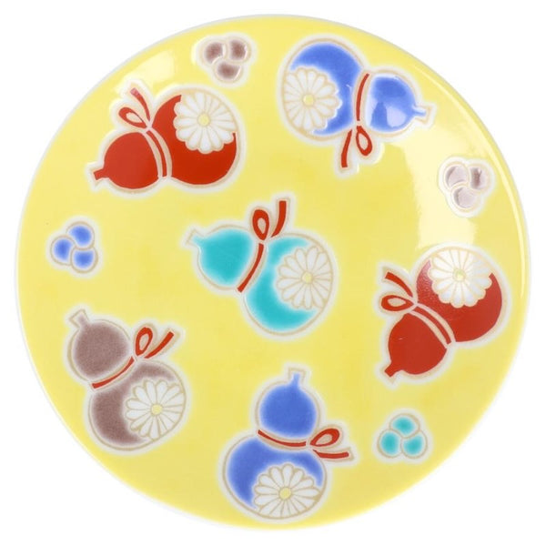 Kutani Ware Lucky Motif Mini Plate – Kissho Collection, 39 Designs, 9.5cm (3.7"), Japanese Porcelain, Made in Japan