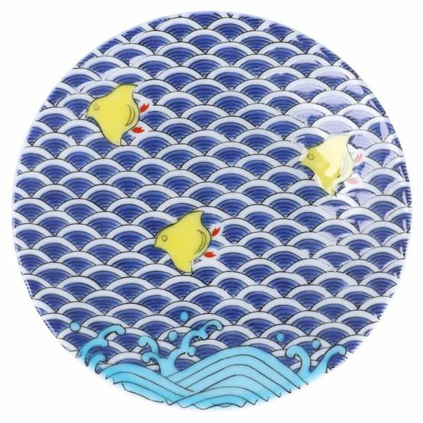 Kutani Ware Lucky Motif Mini Plate – Kissho Collection, 39 Designs, 9.5cm (3.7"), Japanese Porcelain, Made in Japan