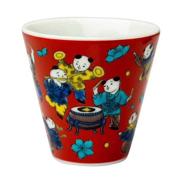 Kutani Ware Lucky Choko Sake Cup – Kissho Collection, 38 Designs Japanese Porcelain, Made in Japan