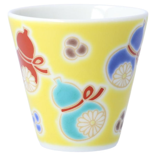 Kutani Ware Lucky Choko Sake Cup – Kissho Collection, 38 Designs Japanese Porcelain, Made in Japan