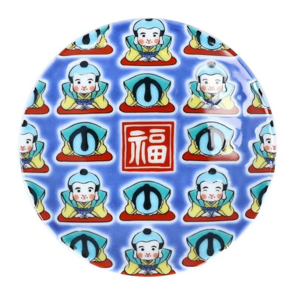Kutani Ware Lucky Motif Mini Plate – Kissho Collection, 39 Designs, 9.5cm (3.7"), Japanese Porcelain, Made in Japan