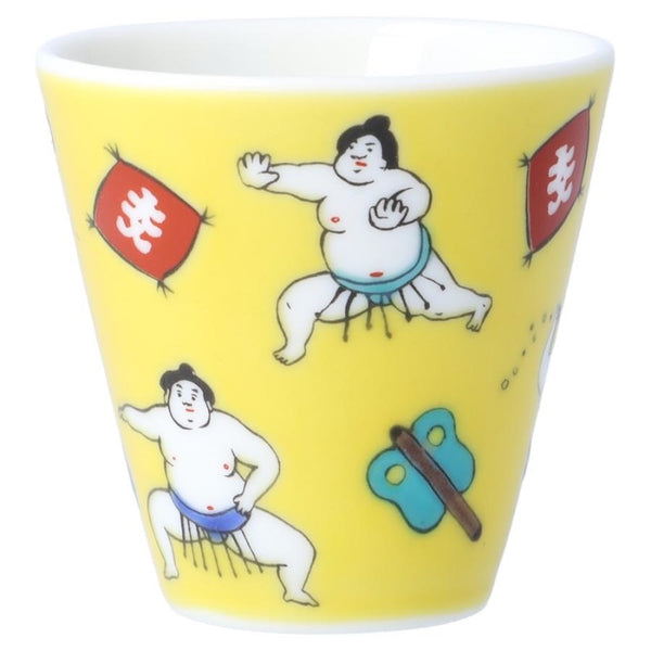 Kutani Ware Lucky Choko Sake Cup – Kissho Collection, 38 Designs Japanese Porcelain, Made in Japan