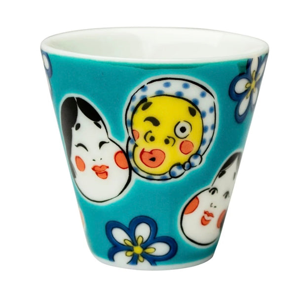 Kutani Ware Lucky Choko Sake Cup – Kissho Collection, 38 Designs Japanese Porcelain, Made in Japan