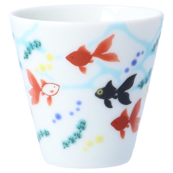 Kutani Ware Lucky Choko Sake Cup – Kissho Collection, 38 Designs Japanese Porcelain, Made in Japan