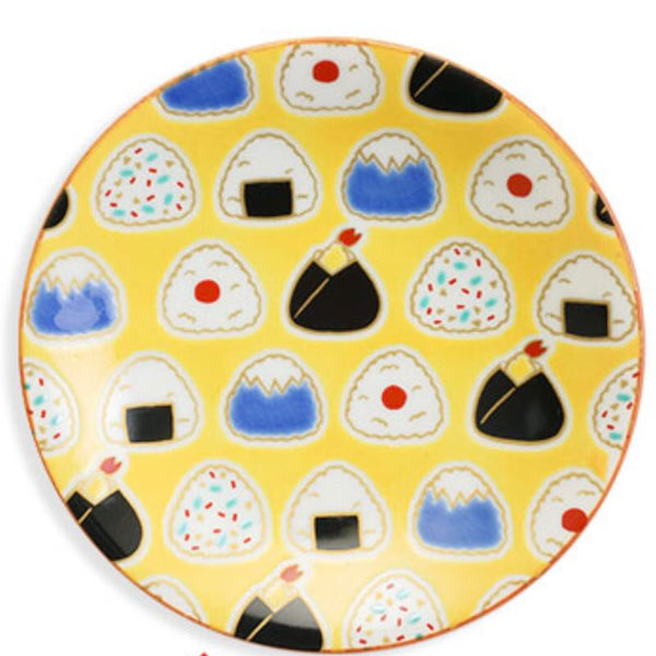 Kutani Ware Lucky Motif Small Plate – Kissho Collection, 15 Designs, 4.7" Japanese Porcelain Plate, Made in Japan