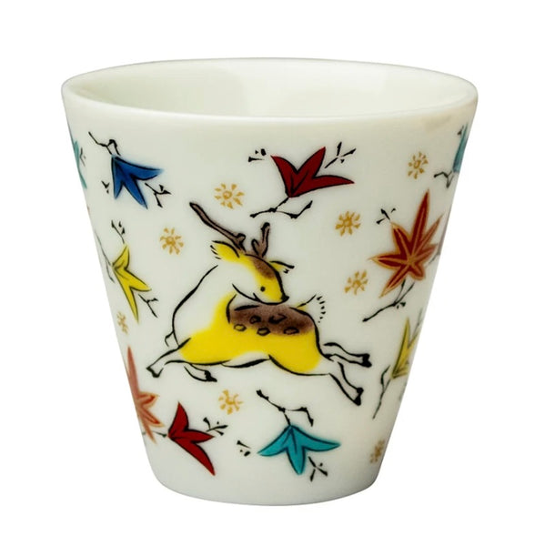 Kutani Ware Lucky Choko Sake Cup – Kissho Collection, 38 Designs Japanese Porcelain, Made in Japan