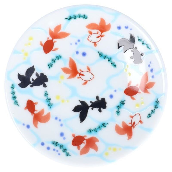 Kutani Ware Lucky Motif Mini Plate – Kissho Collection, 39 Designs, 9.5cm (3.7"), Japanese Porcelain, Made in Japan