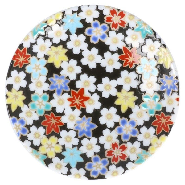 Kutani Ware Lucky Motif Mini Plate – Kissho Collection, 39 Designs, 9.5cm (3.7"), Japanese Porcelain, Made in Japan