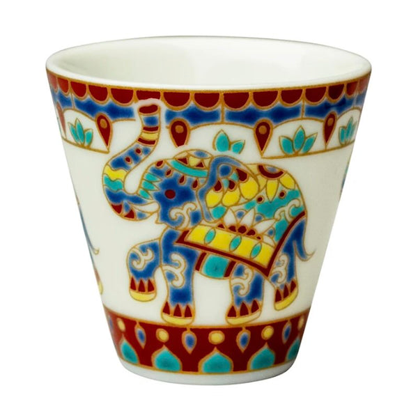 Kutani Ware Lucky Choko Sake Cup – Kissho Collection, 38 Designs Japanese Porcelain, Made in Japan