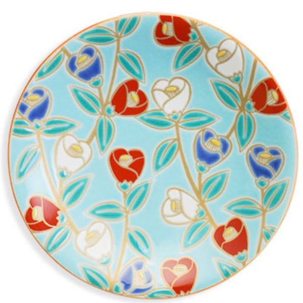 Kutani Ware Lucky Motif Small Plate – Kissho Collection, 15 Designs, 4.7" Japanese Porcelain Plate, Made in Japan