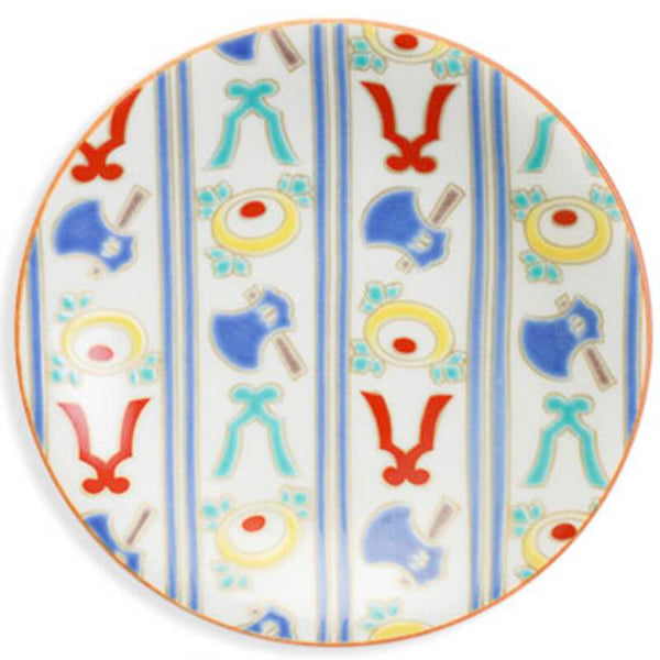 Kutani Ware Lucky Motif Small Plate – Kissho Collection, 15 Designs, 4.7" Japanese Porcelain Plate, Made in Japan