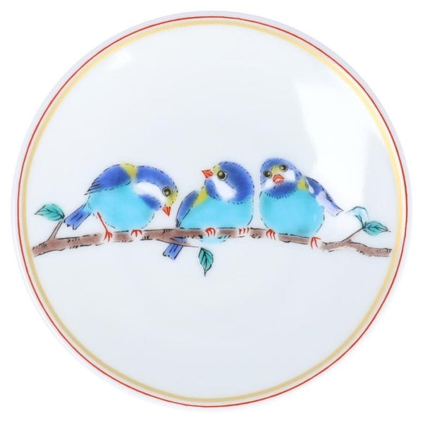 Kutani Ware Lucky Motif Mini Plate – Kissho Collection, 39 Designs, 9.5cm (3.7"), Japanese Porcelain, Made in Japan