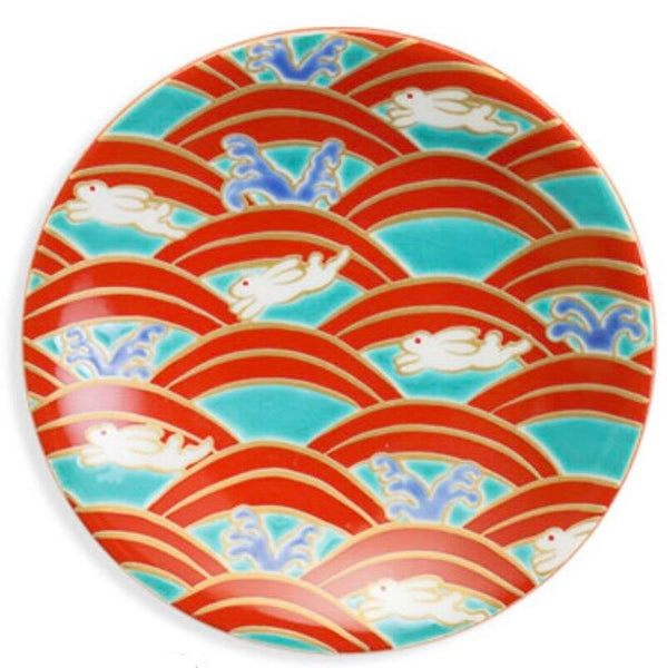Kutani Ware Lucky Motif Small Plate – Kissho Collection, 15 Designs, 4.7" Japanese Porcelain Plate, Made in Japan