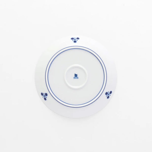 Bloom Japanese Side Plate – Bouquet Design, Hand-Painted Hasami Ware Porcelain, 16.5cm (6.5 in), Made in Japan