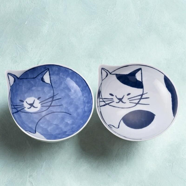 Large Neco Cat Bowl – Hasami Ware Porcelain, Made in Japan