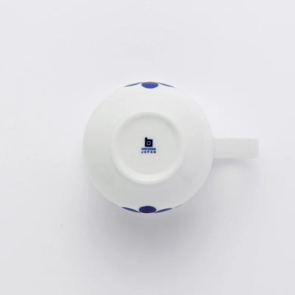 Bloom Japanese Coffee Mug – Bouquet Design, Hand-Painted Hasami Ware Porcelain, 360ml (12.2 fl oz), Made in Japan