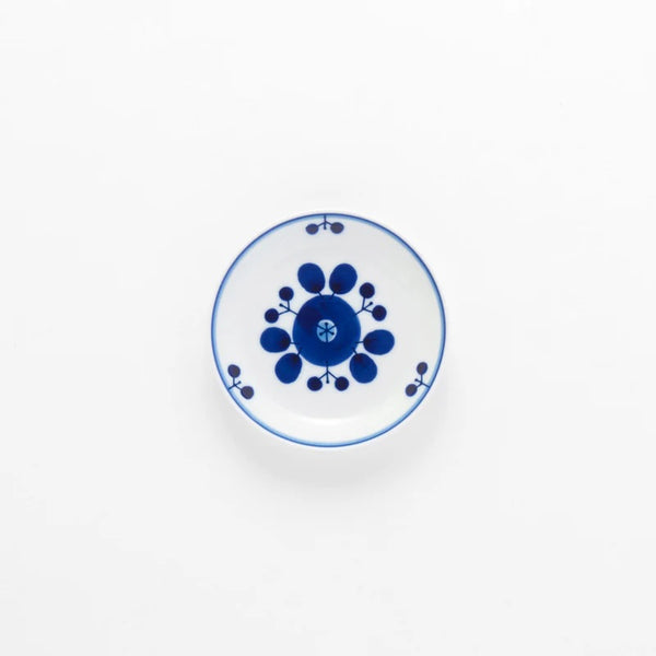 Bloom Japanese Small Plate – Bouquet Design, Hand-Painted Floral Hasami Ware Porcelain, 11.5cm (4.5 in), Made in Japan