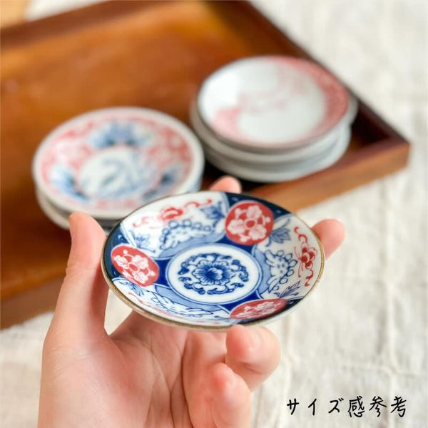 Edo Dinosaur Mini Plates – 8 DesignsEdo Dinosaur Mini Plate – Japanese Mino Ware Porcelain Sauce Dish, 9cm (3.5in), Made in Japan