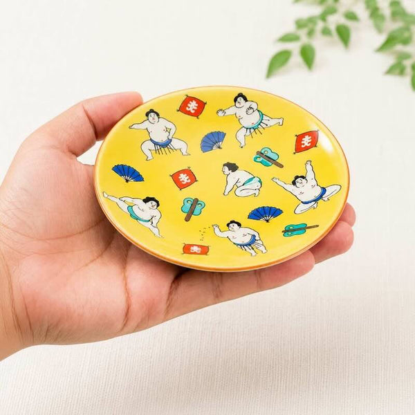 Kutani Ware Lucky Motif Small Plate – Kissho Collection, 15 Designs, 4.7" Japanese Porcelain Plate, Made in Japan