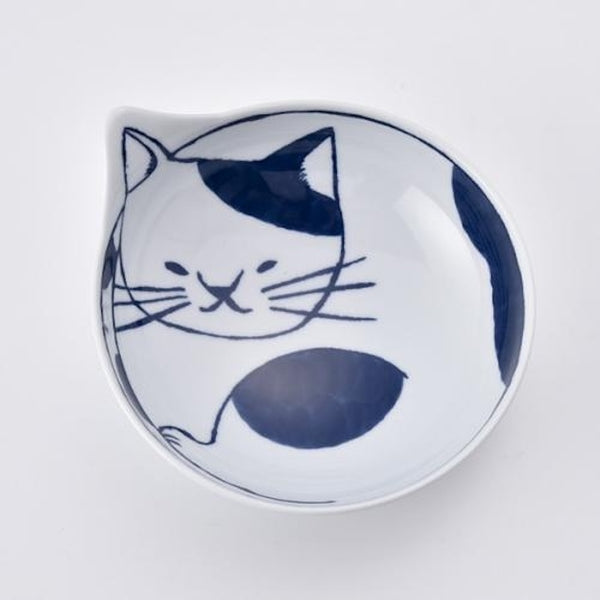 Large Neco Cat Bowl – Hasami Ware Porcelain, Made in Japan