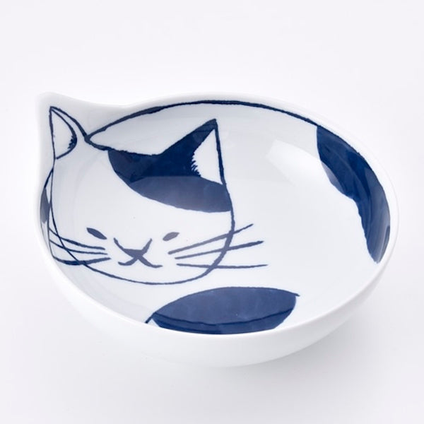 Large Neco Cat Bowl – Hasami Ware Porcelain, Made in Japan