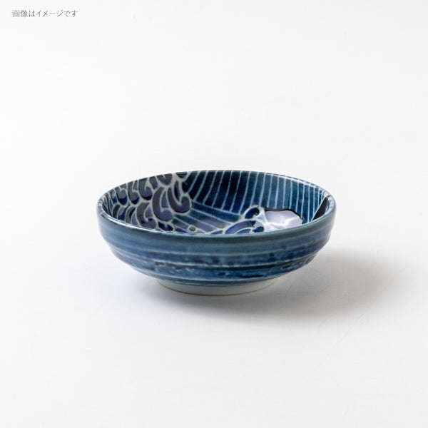 Mini Bowl 9.5cm Whale Design - Made in Japan, Mino Ware