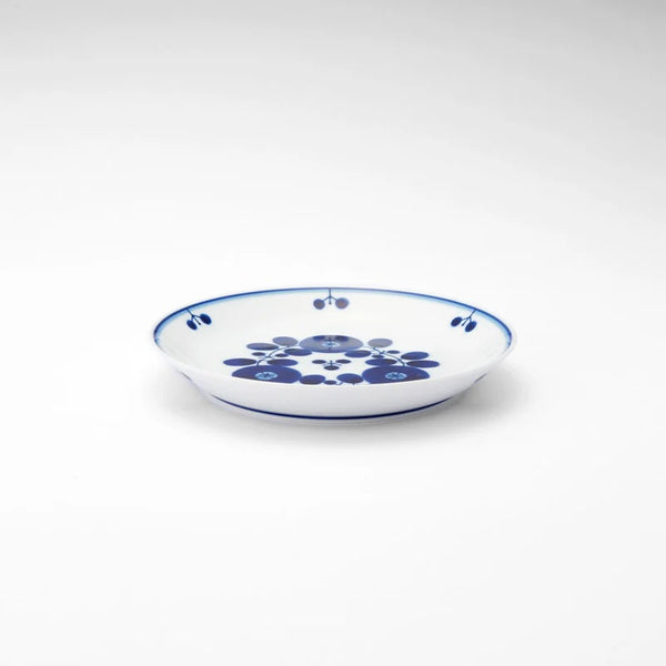 Bloom Japanese Side Plate – Bouquet Design, Hand-Painted Hasami Ware Porcelain, 16.5cm (6.5 in), Made in Japan