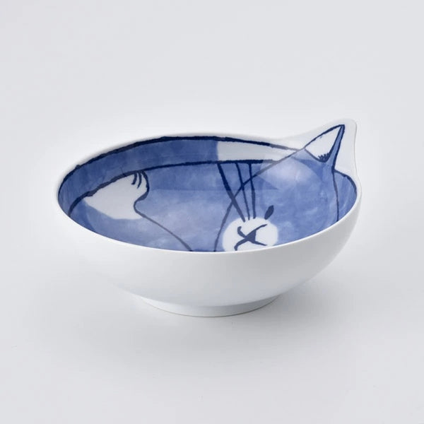 Large Neco Cat Bowl – Hasami Ware Porcelain, Made in Japan