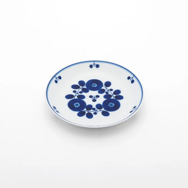 Bloom Japanese Side Plate – Bouquet Design, Hand-Painted Hasami Ware Porcelain, 16.5cm (6.5 in), Made in Japan