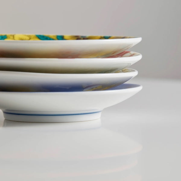 Kutani Ware Lucky Motif Mini Plate – Kissho Collection, 39 Designs, 9.5cm (3.7"), Japanese Porcelain, Made in Japan