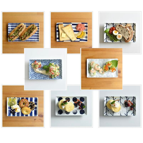 Swatch Sushi Plate, Hasami Ware Porcelain, Made in Japan