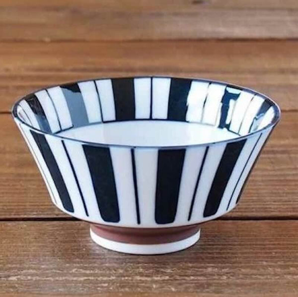 Juju Japanese Rice Bowl 5 in (12.8 cm), 5 designs, Authentic Mino Ware Porcelain Bowl, Made in Japan