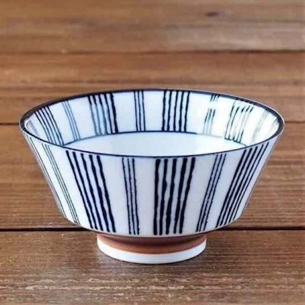 Juju Japanese Rice Bowl 5 in (12.8 cm), 5 designs, Authentic Mino Ware Porcelain Bowl, Made in Japan