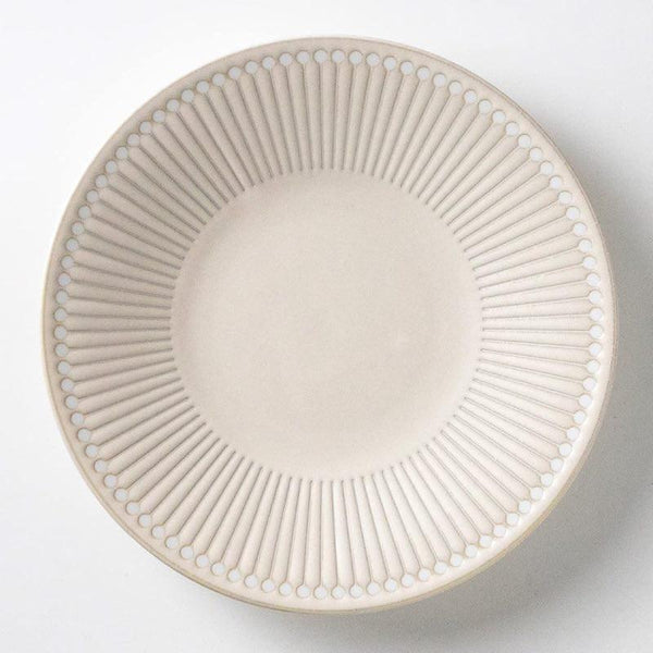 みのる陶器 Albee アルビー 220プレート 大皿 22cm 美濃焼 日本製 食器 選べる3色（ネイビー・ベージュ・グレー）