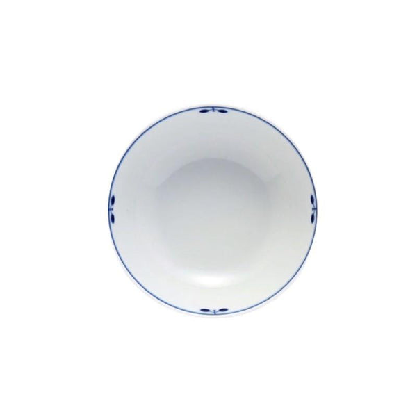 Bloom Japanese Small Serving Bowl – Wreath Design, Hand-Painted Hasami Ware Porcelain, 12.5cm (4.9 in), Made in Japan